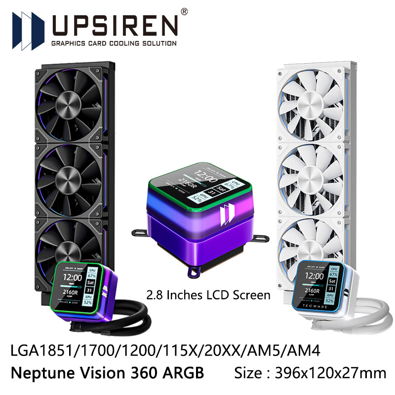 Pc Gaming Liquid - USIREN Neptune Vision 360 ARGB radiateur